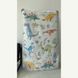 Children's carpet "Dinosaurs" 200x300cm lint-free, anti-slip, gray