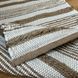 Handmade rug 60x90 cm, seaweed and cotton, natural white