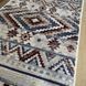 Lint-free carpet 80x300 cm "Ethnic harmony" anti-slip, gray