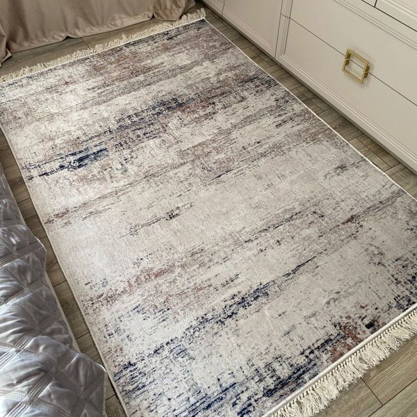 Lint-free carpet 80x150 cm "Neoclassic" anti-slip, gray