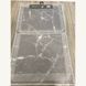 Bathroom rug set 50x60/60x100 cm, grey marble