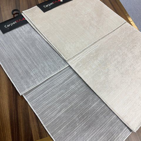 Bath mat set 50x60/60x100 cm, silver