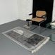 Lint-free carpet 80x200 cm "Northern Lights" anti-slip, gray