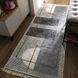 Lint-free carpet 80x200 cm "Northern Lights" anti-slip, gray
