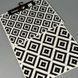 Bath mat set 50x60/60x100 cm, black and white