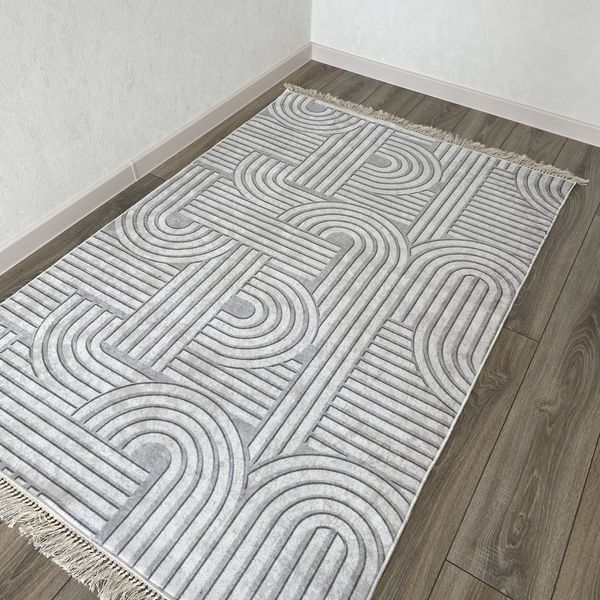 Lint-free carpet 120x180 cm "Modern" anti-slip, beige